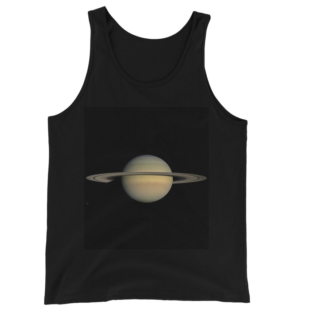 Saturn during Equinox Unisex Jersey Tank Top