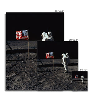 Apollo 11 Moonwalk Lienzo