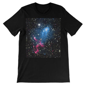 The Galaxy Collision Unisex Short Sleeve T-Shirt