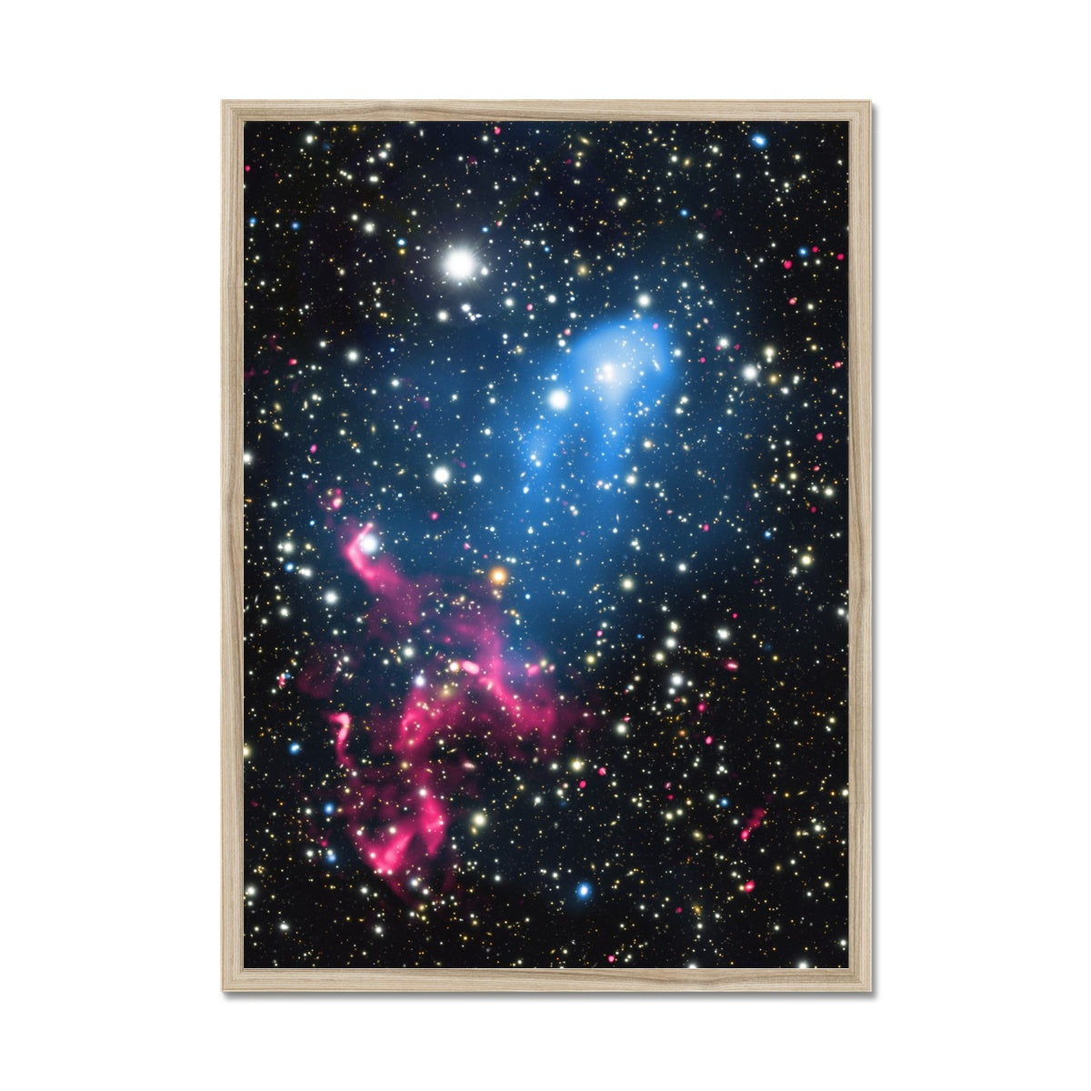 The Galaxy Collision Framed Print