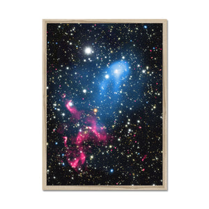 The Galaxy Collision Framed Print