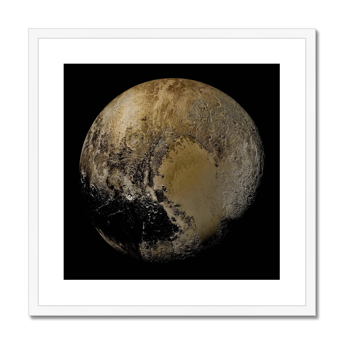 Pluto Framed & Mounted Print