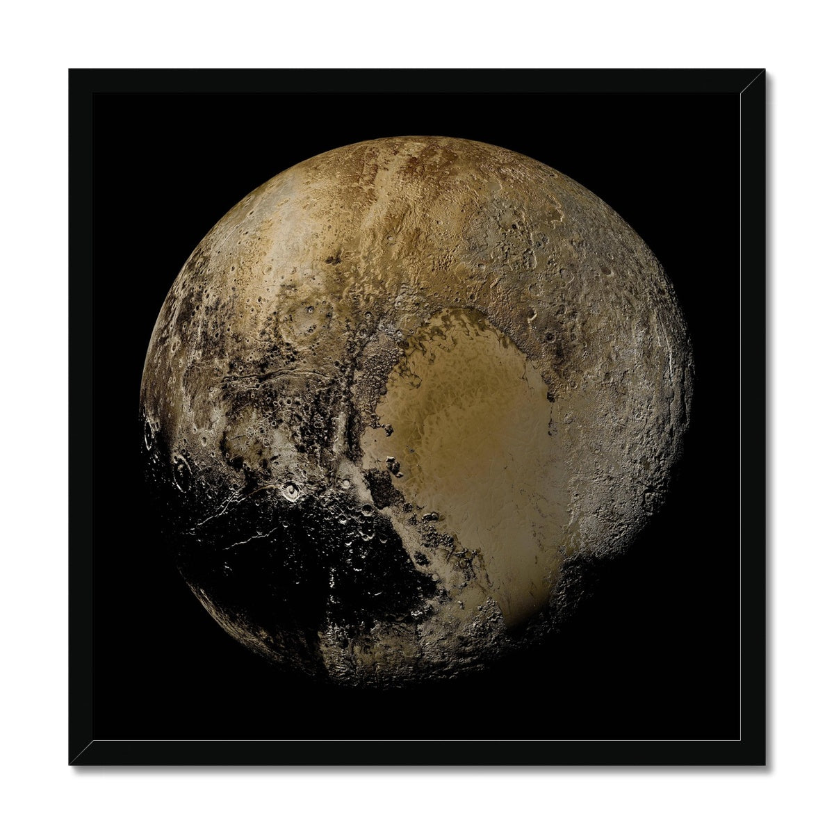 Pluto Framed Print