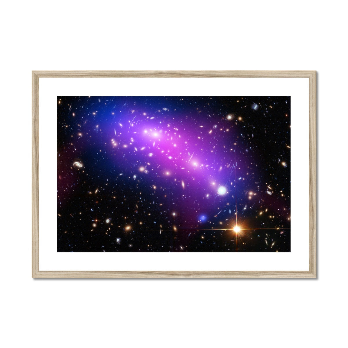 The Frontier Galaxy Cluster Framed & Mounted Print