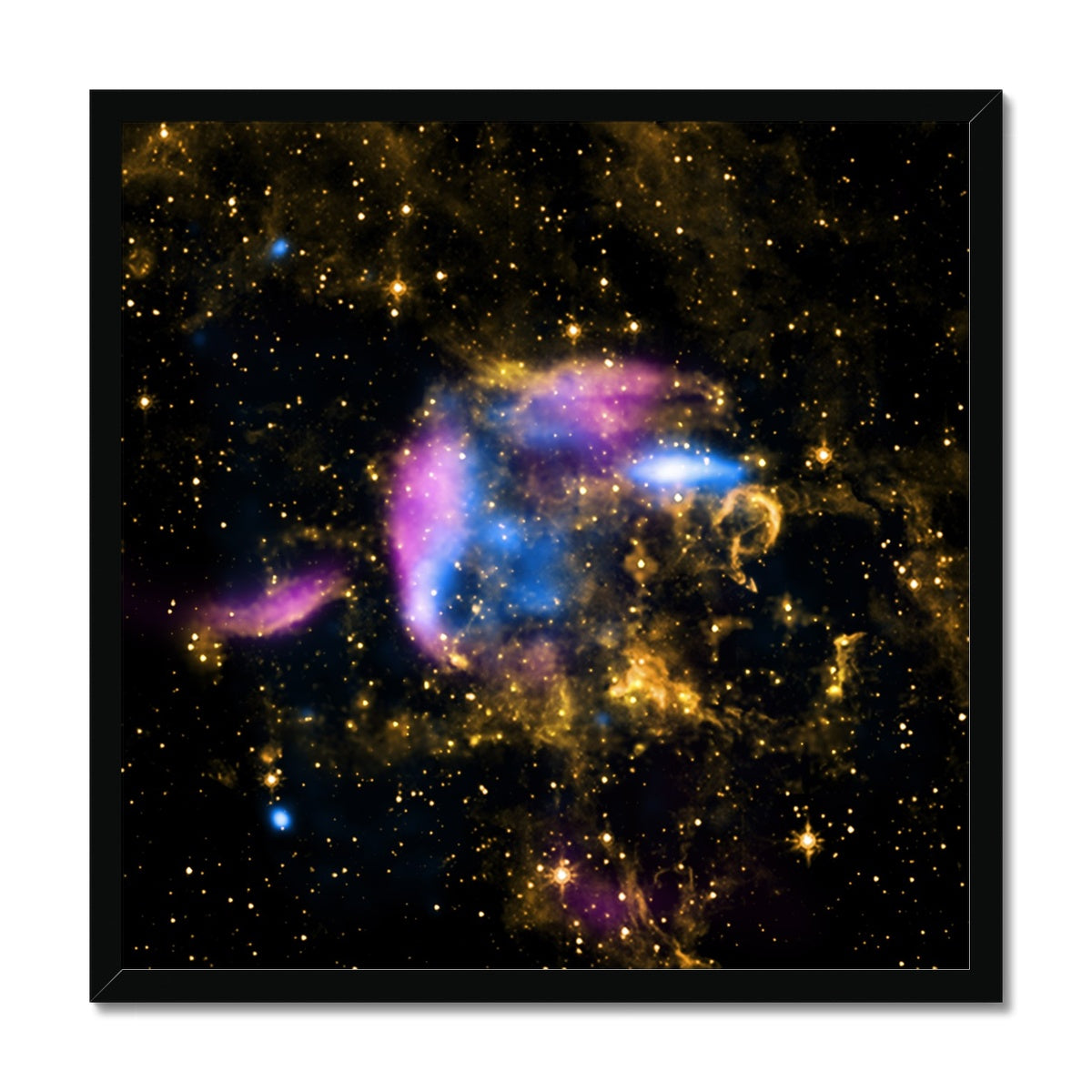 Supernova Debris Framed Print