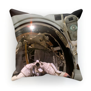 Astronaut Selfie in Orbit Cushion