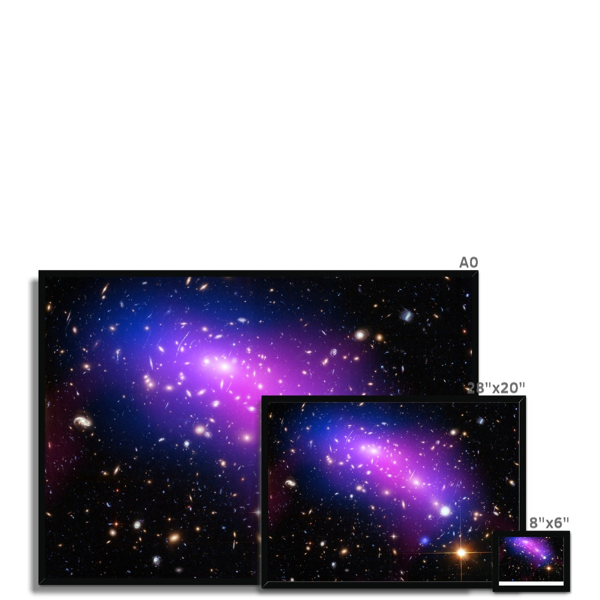 The Frontier Galaxy Cluster Framed Print