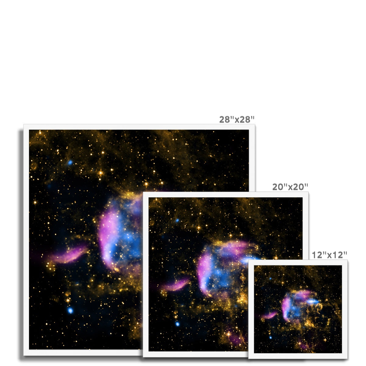 Supernova Escombros Enmarcada