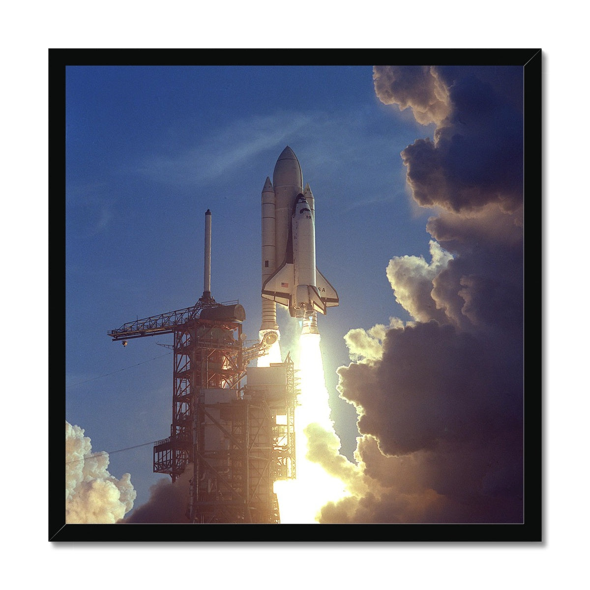 The STS Launch NASA Framed Print