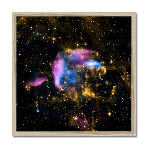 Supernova Debris Framed Print