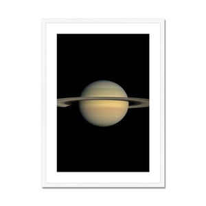 Saturn during Equinox Framed & Mounted Print