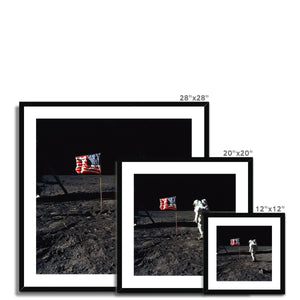 Apollo 11 Moonwalk Framed & Mounted Print