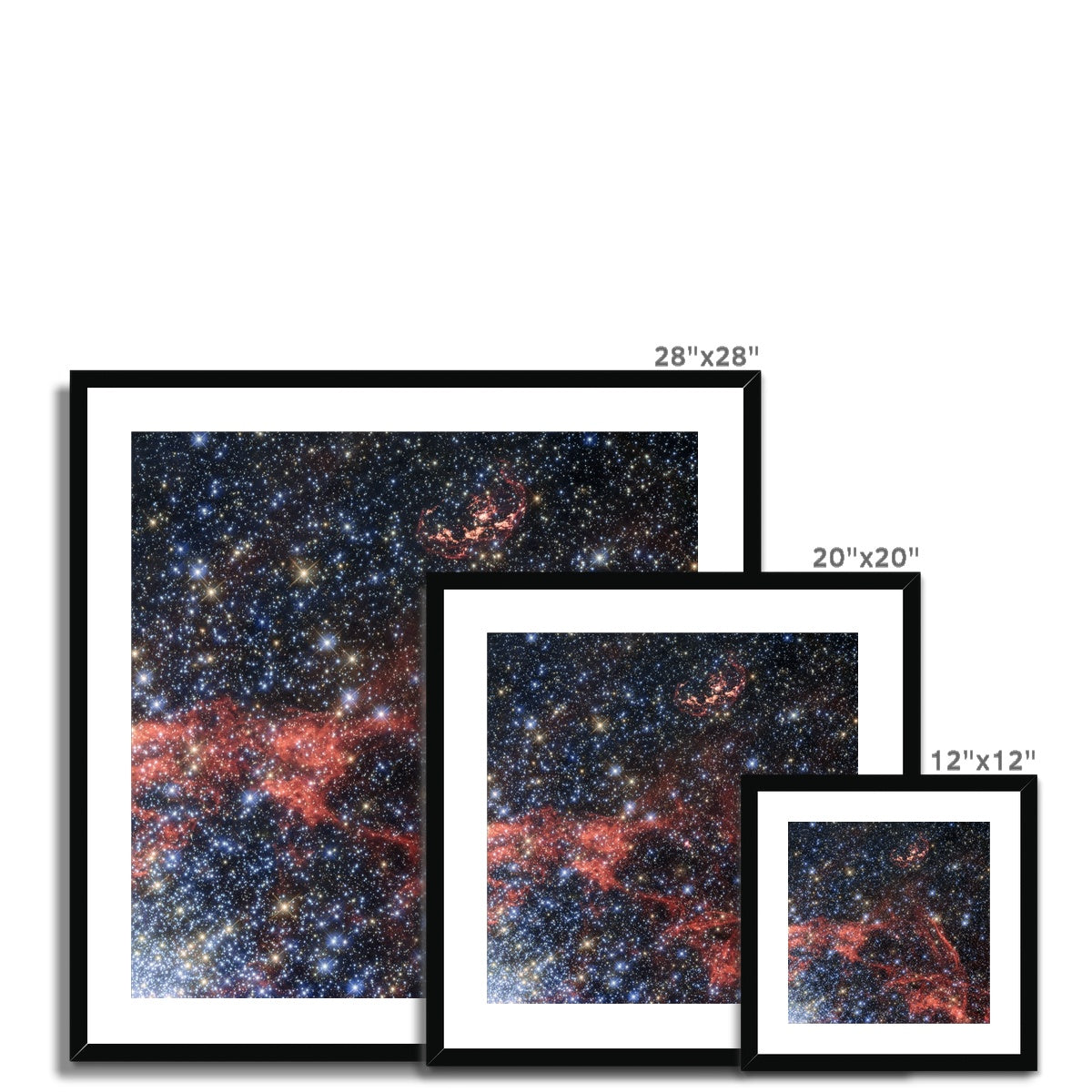 Supernova Remnants Framed & Mounted Print