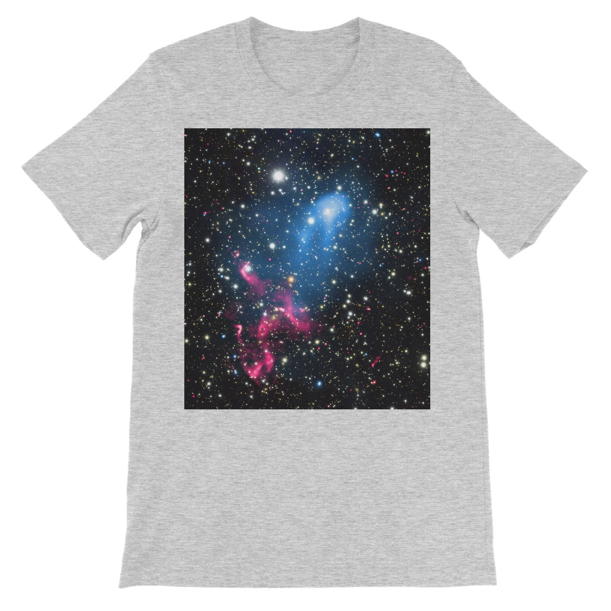 The Galaxy Collision Unisex Short Sleeve T-Shirt