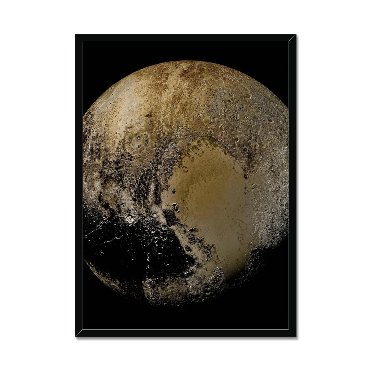 Pluto Framed Print