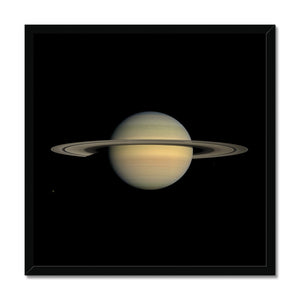 Saturn during Equinox Framed Print