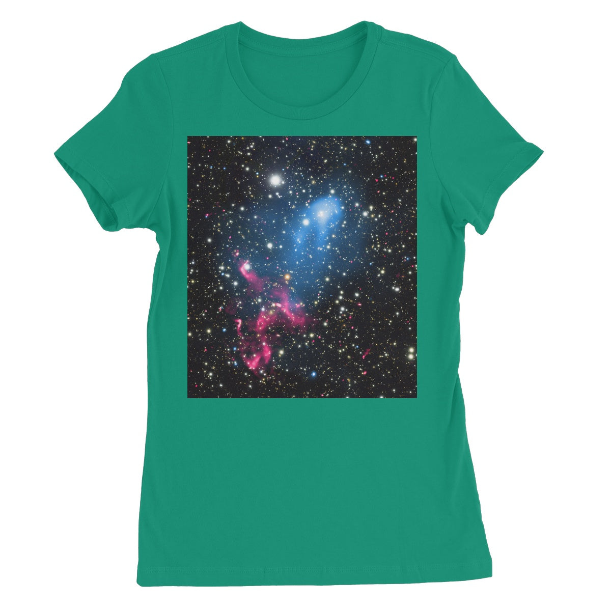 La camiseta favorita de las mujeres de la colisión de la galaxia