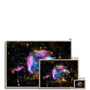 Supernova Debris Framed Print