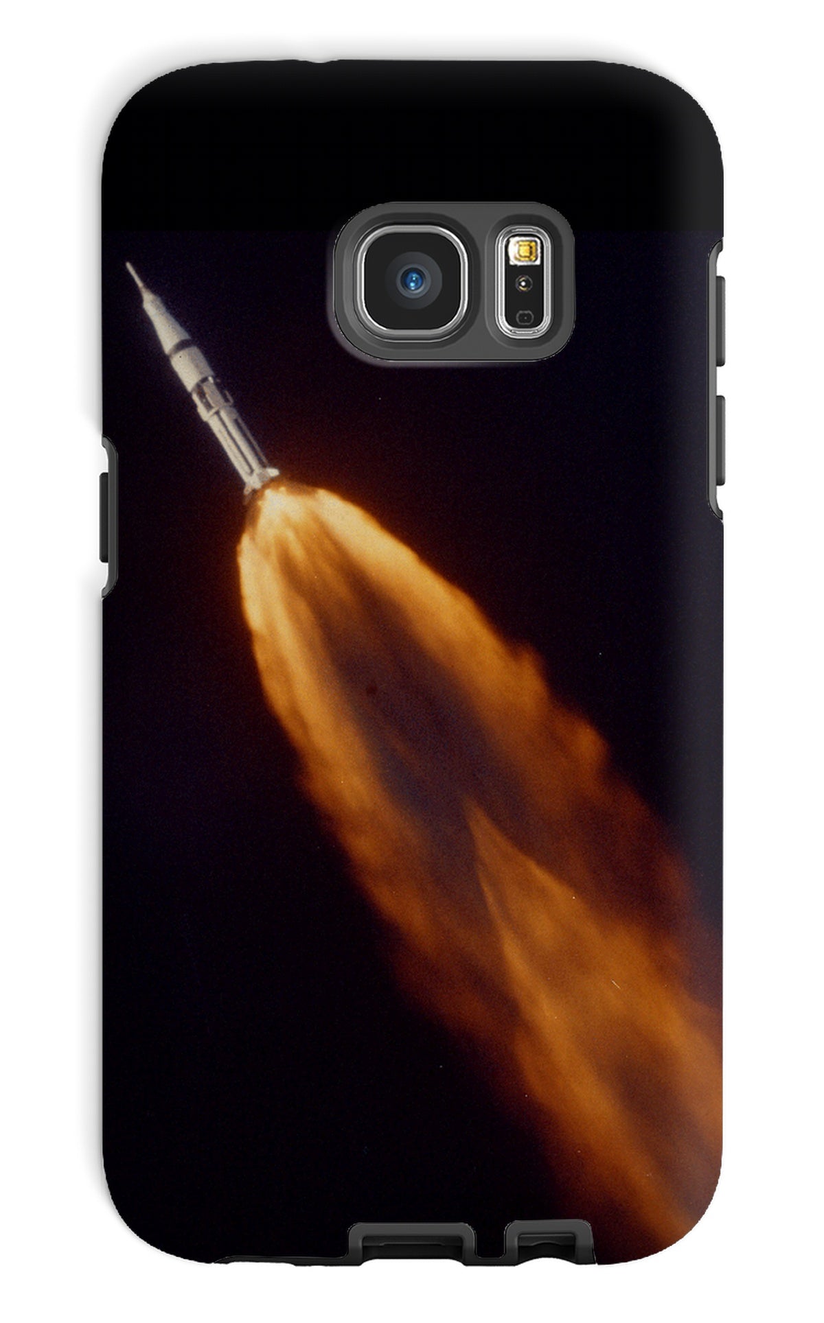 Apollo 7 photographed in flight by ALOTS (68-HC-641) Phone Case