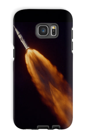 Apollo 7 photographed in flight by ALOTS (68-HC-641) Phone Case