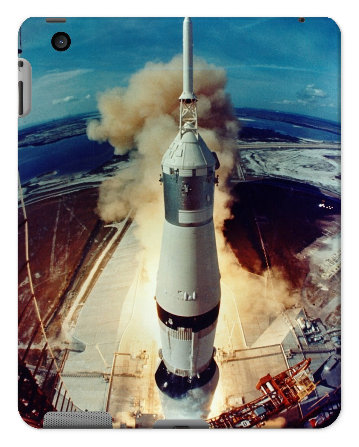 Apollo 11 liftoff: launch tower camera Tablet Cases