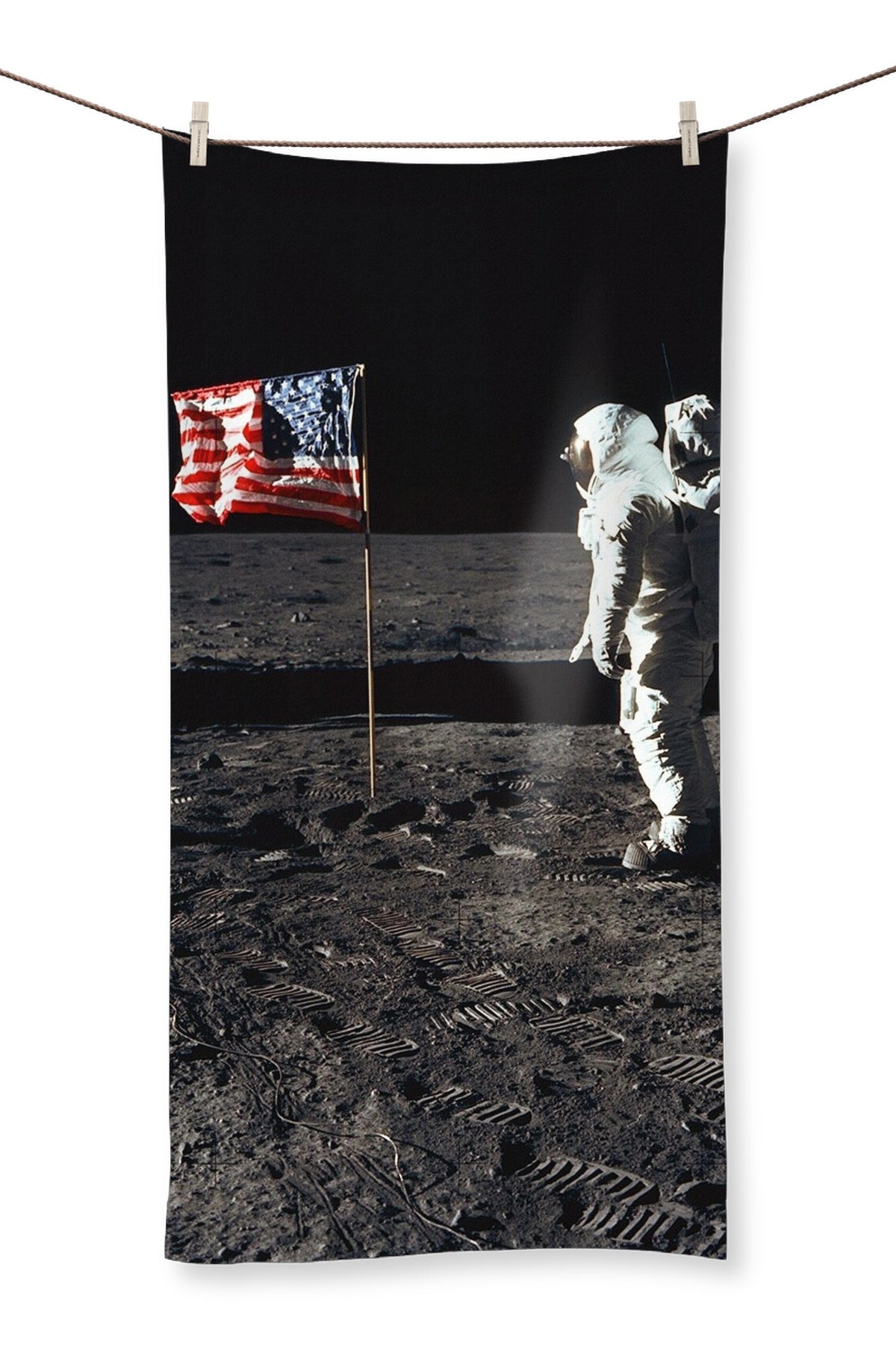 Apollo 11 Moonwalk Towel