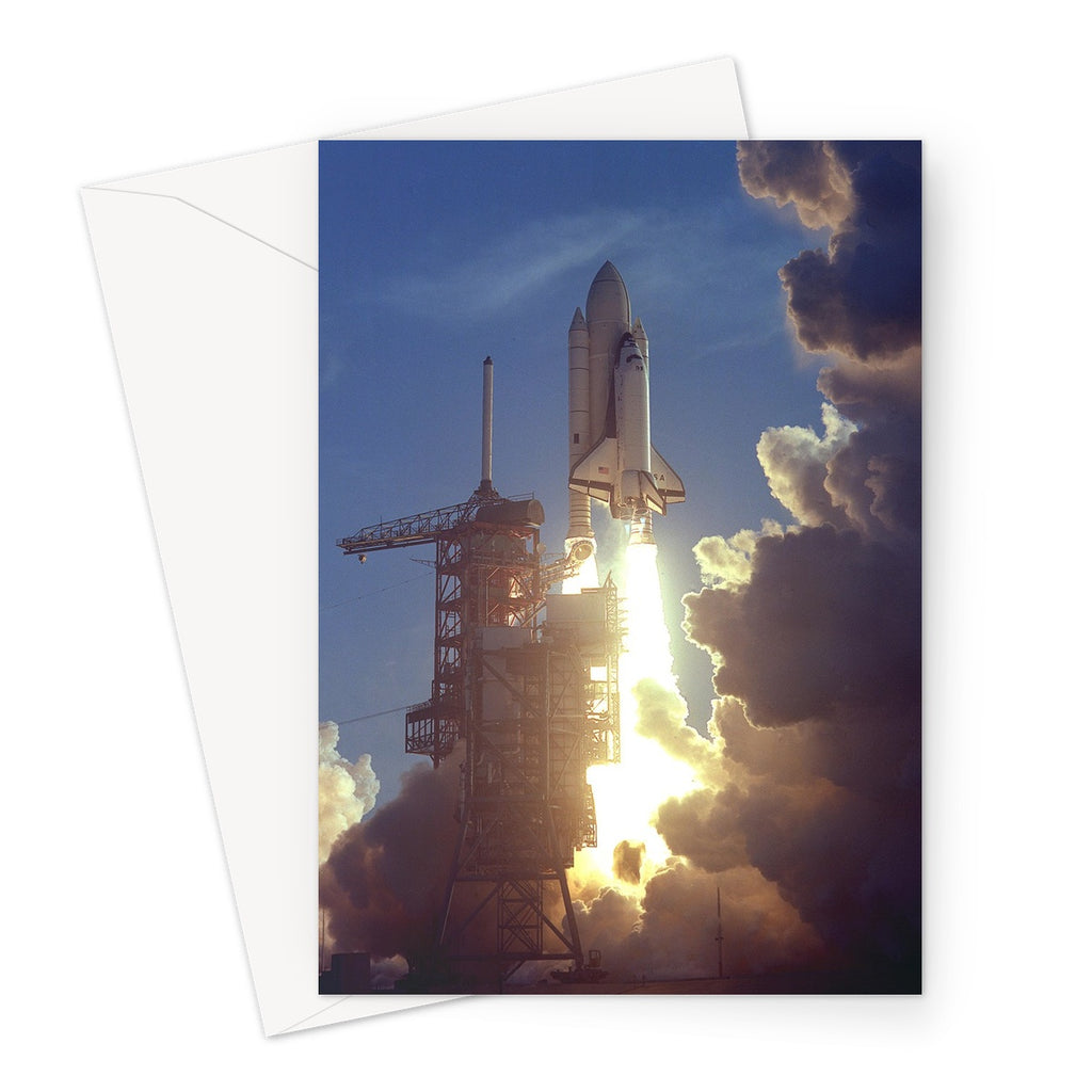 The STS Launch NASA Greeting Card