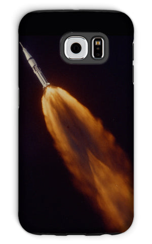 Apollo 7 photographed in flight by ALOTS (68-HC-641) Phone Case