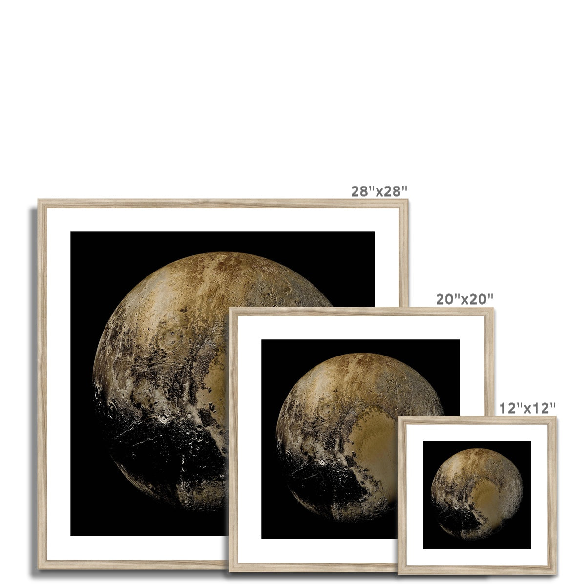 Pluto Framed & Mounted Print