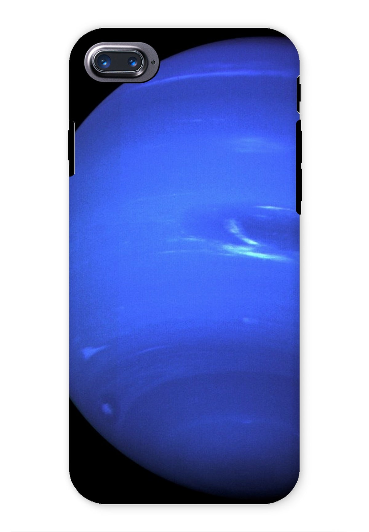 Neptune, Earth size comparison Phone Case