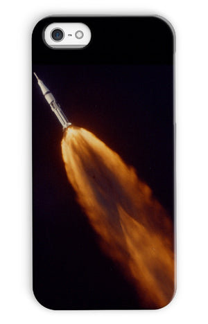 Apollo 7 photographed in flight by ALOTS (68-HC-641) Phone Case