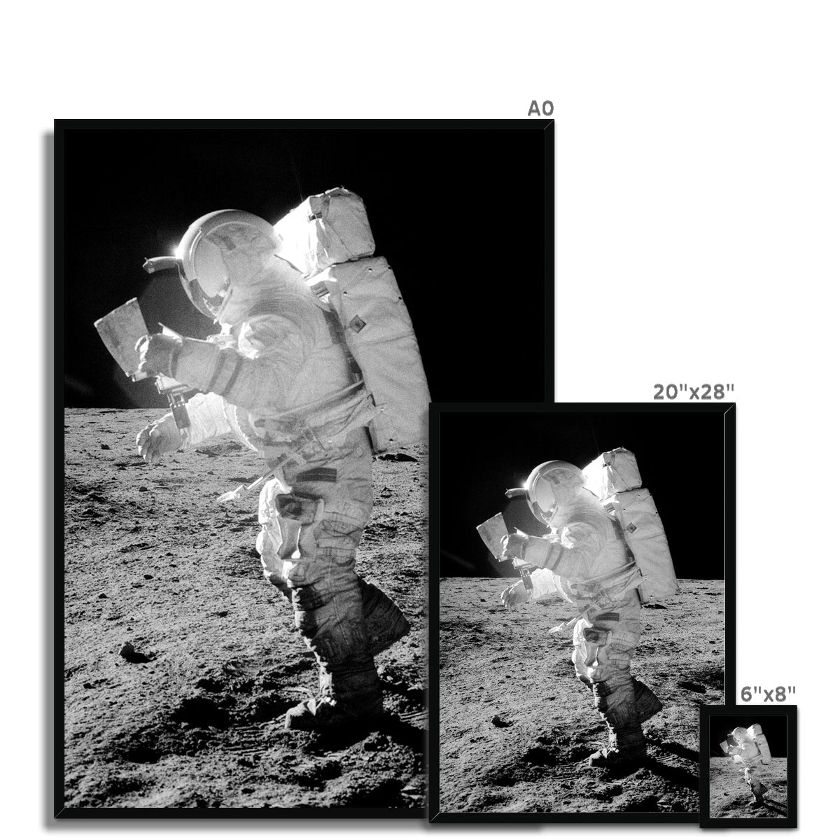 Moon Walk Framed Print