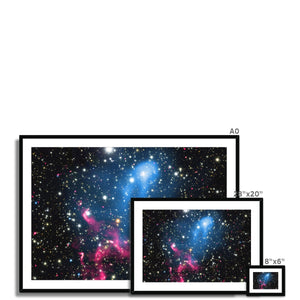 The Galaxy Collision Framed & Mounted Print