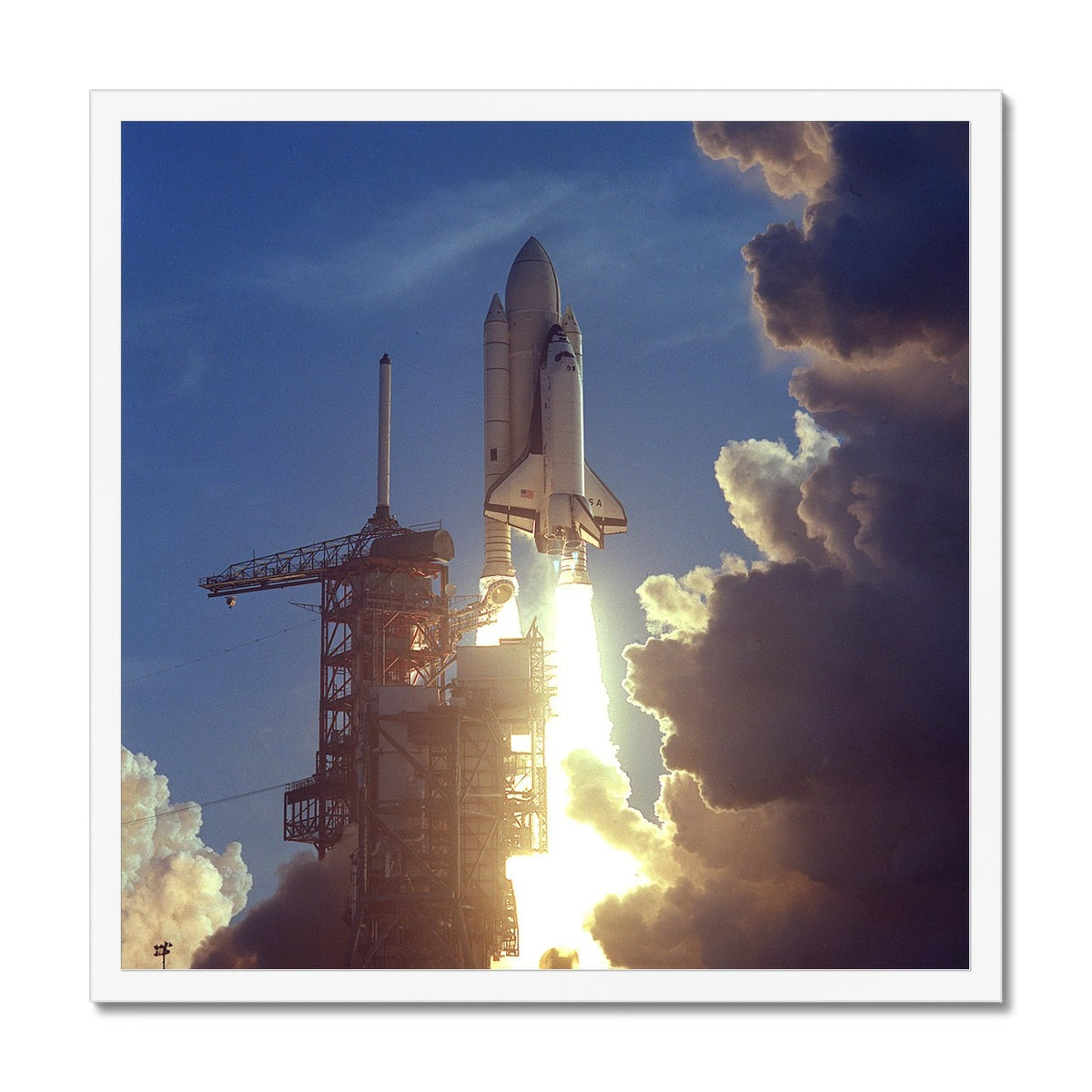 The STS Launch NASA Framed Print