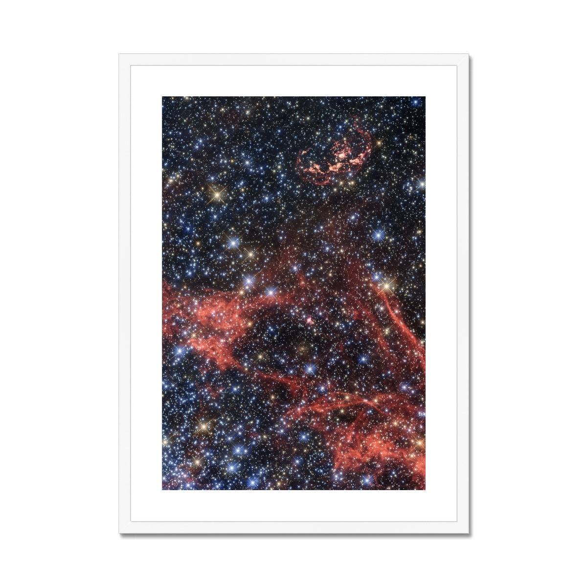 Supernova Remnants Framed & Mounted Print