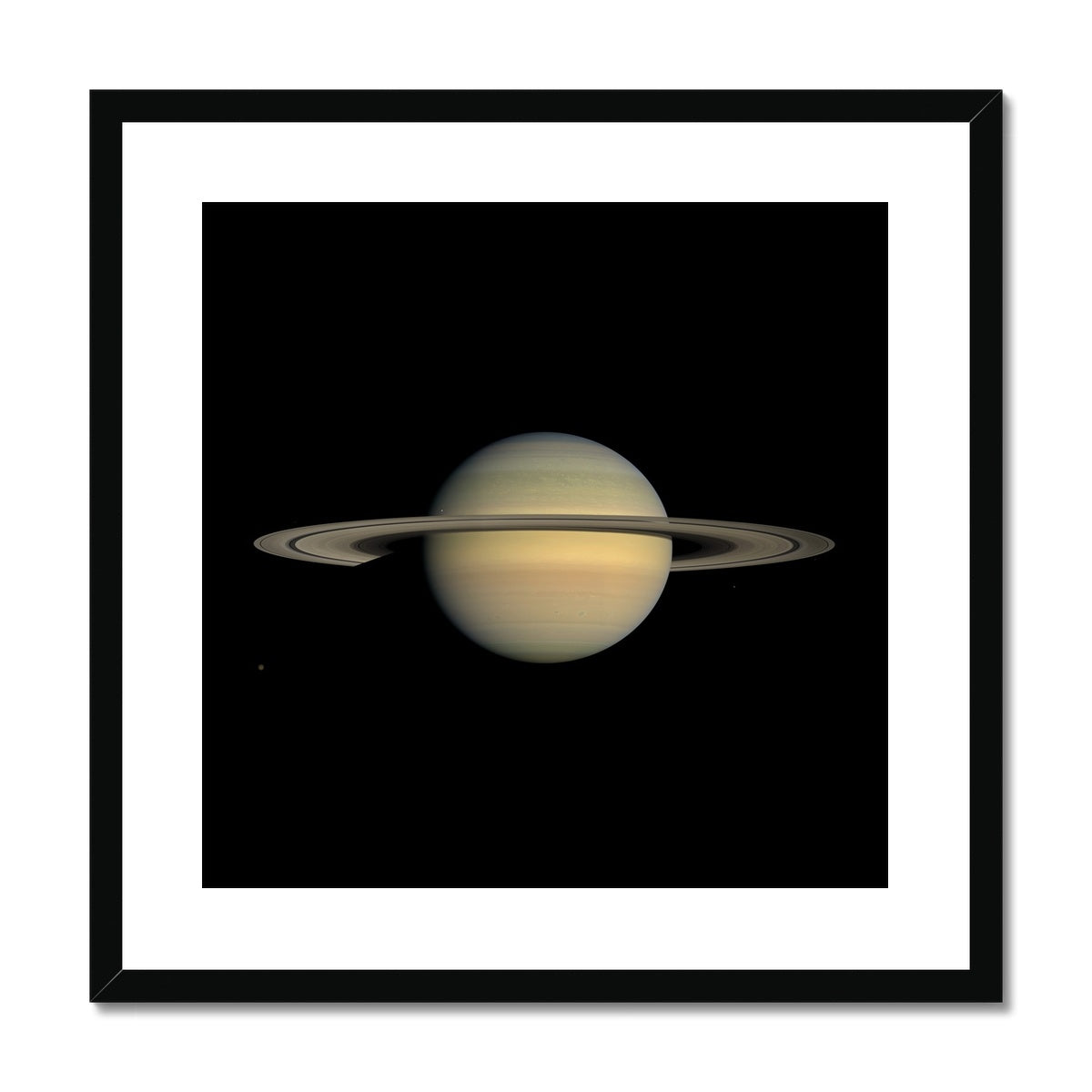 Saturn during Equinox Framed & Mounted Print