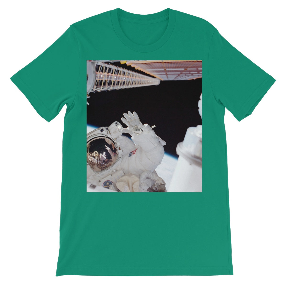 Space Walk Unisex Camiseta de manga corta