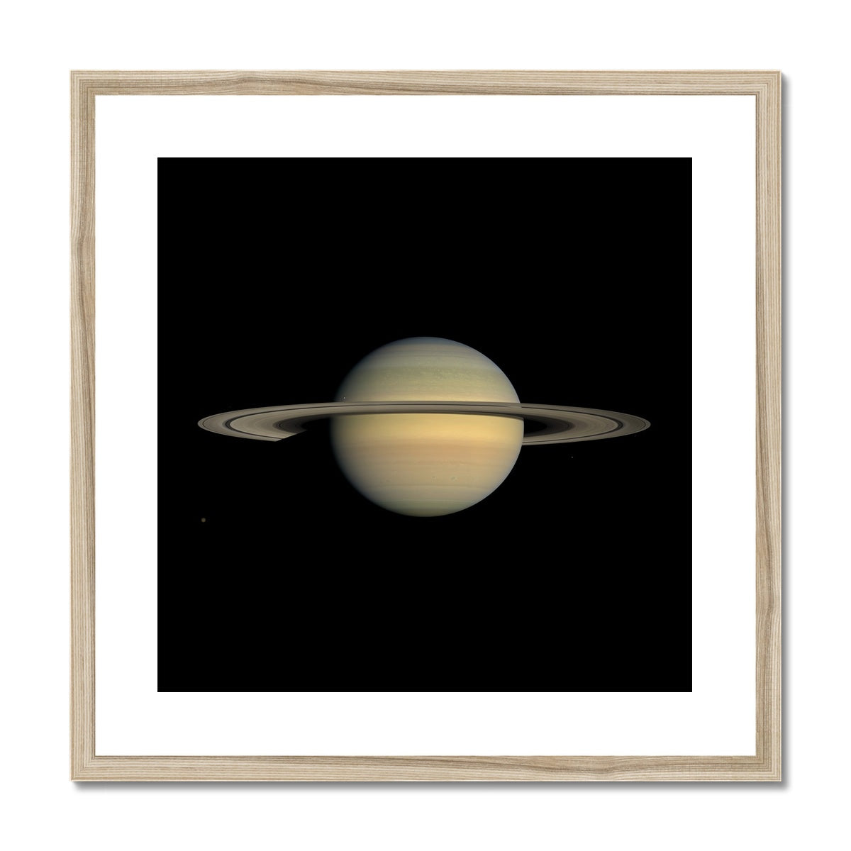 Saturn during Equinox Framed & Mounted Print