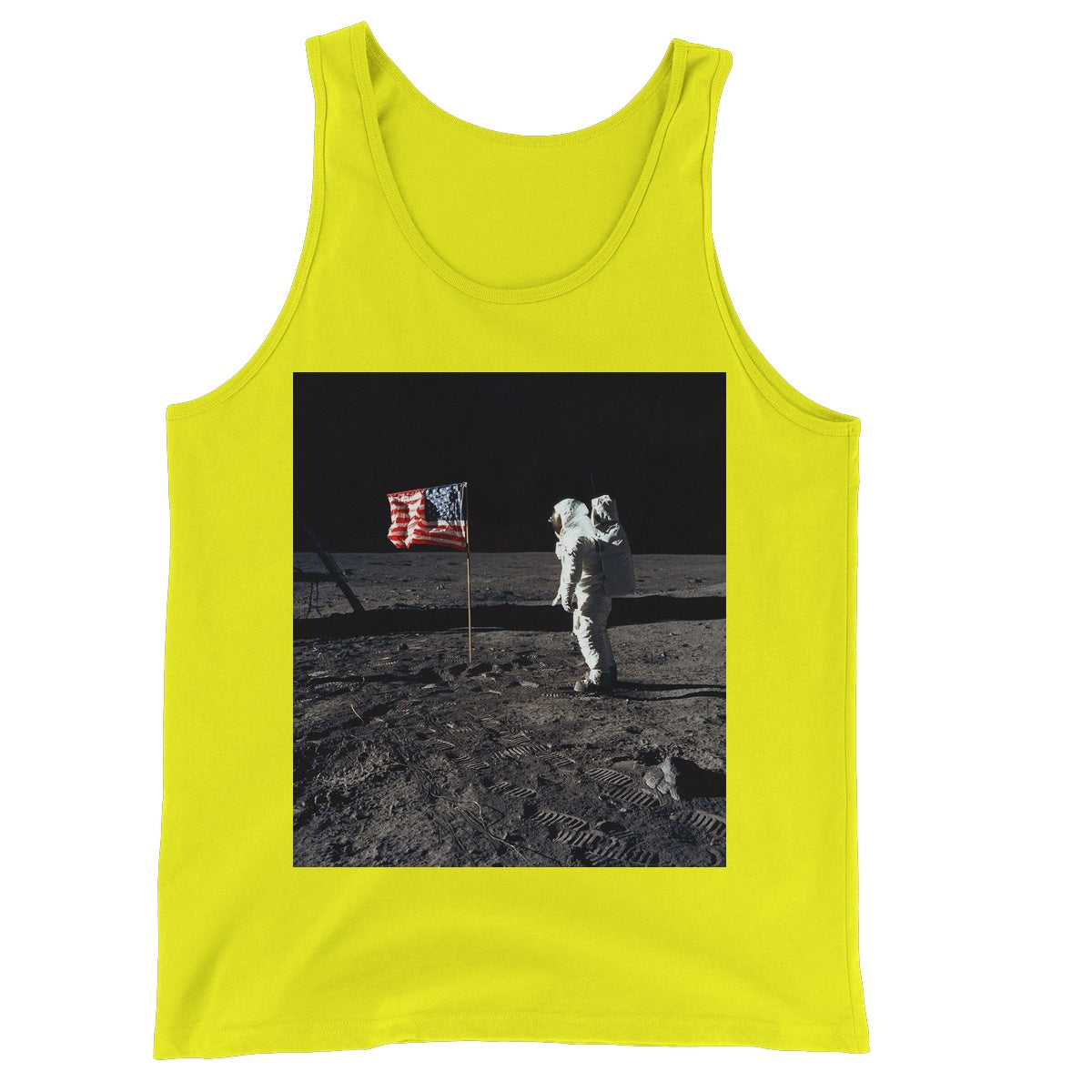 Apollo 11 Moonwalk Unisex Jersey Tank Top