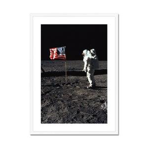 Apollo 11 Moonwalk Framed & Mounted Print