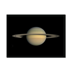 Saturn during Equinox Framed Print