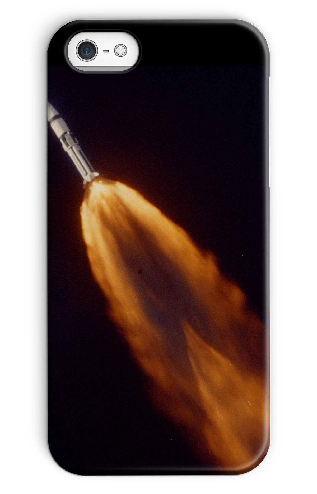 Apollo 7 fotografiado en vuelo por muchos (68-HC-641) caja del teléfono