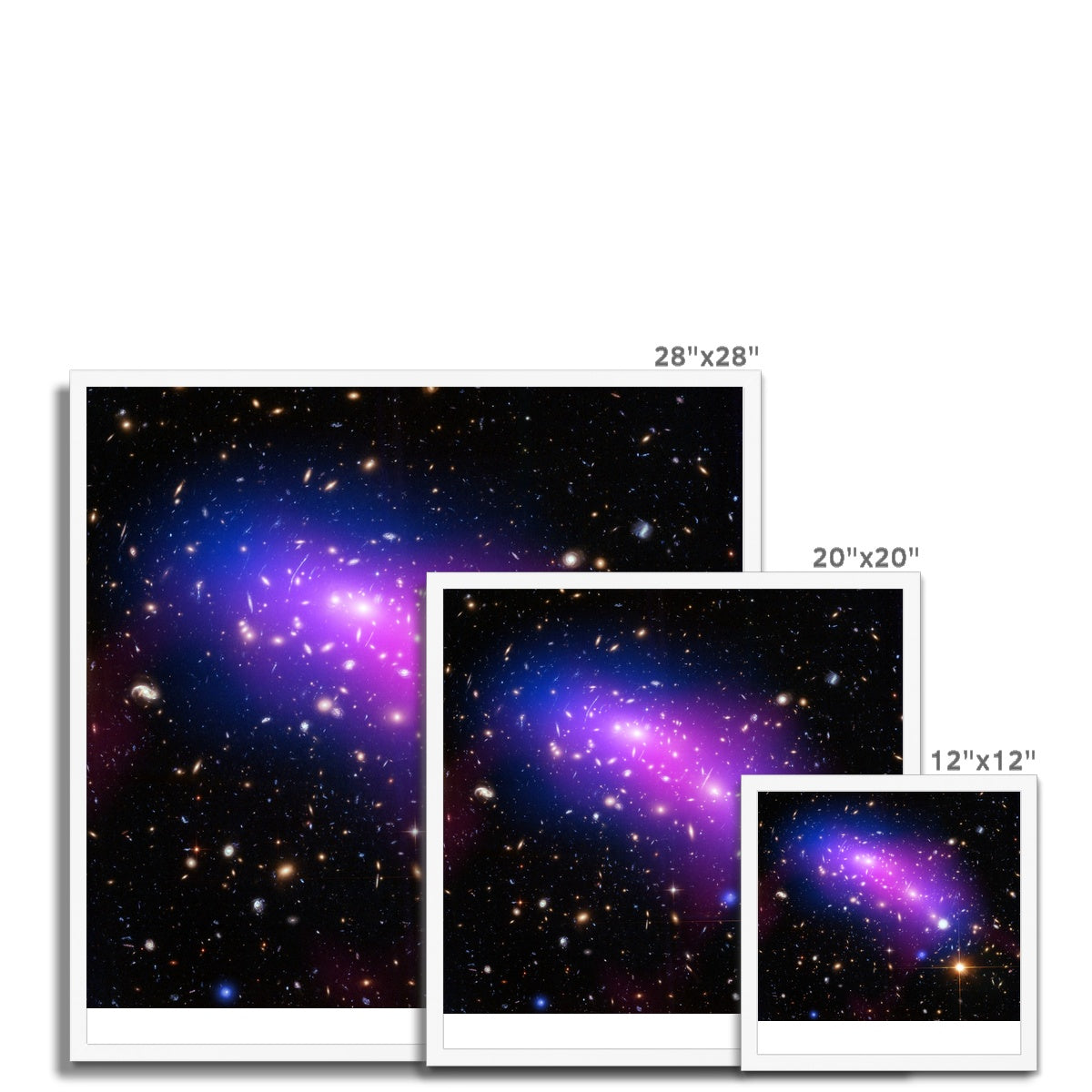 The Frontier Galaxy Cluster Framed Print