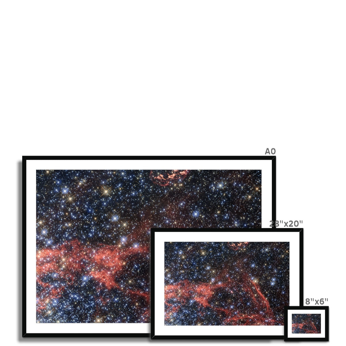 Supernova Remnants Framed & Mounted Print