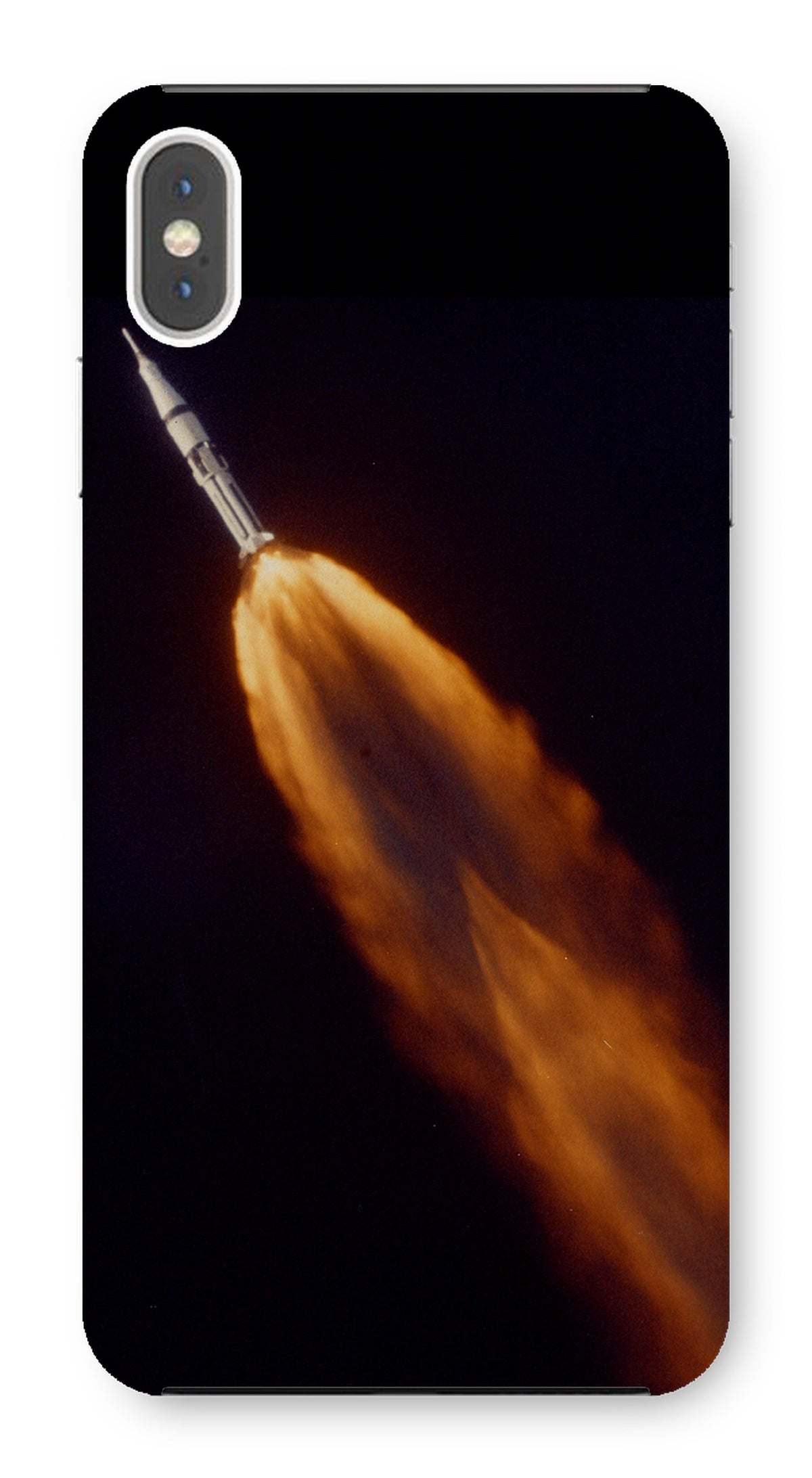 Apollo 7 photographed in flight by ALOTS (68-HC-641) Phone Case