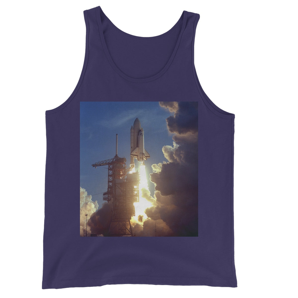 The STS Launch NASA Unisex Jersey Tank Top