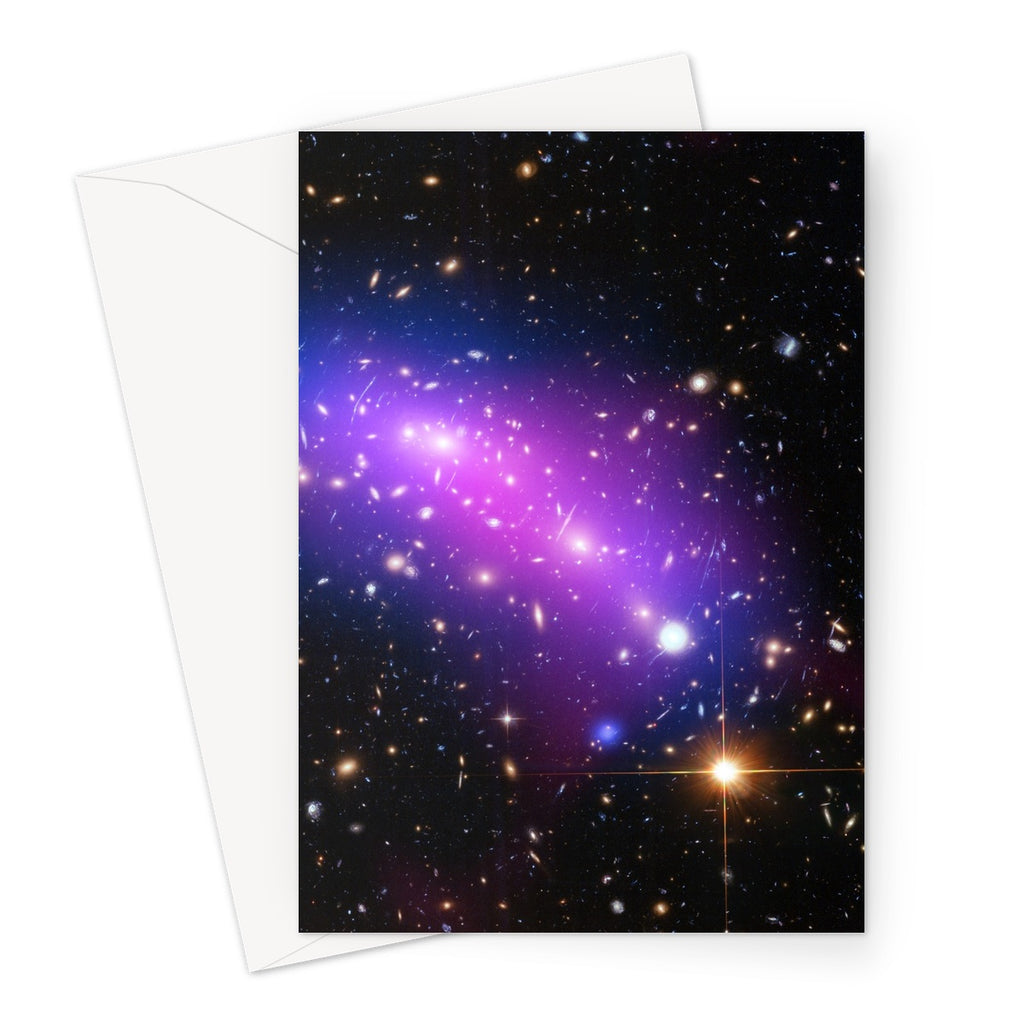 La tarjeta de felicitación Frontier Galaxy Cluster