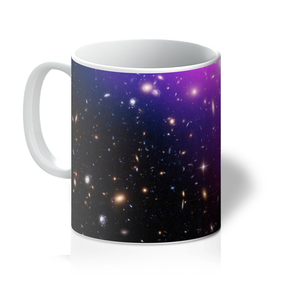 La taza del racimo de la galaxia de la frontera