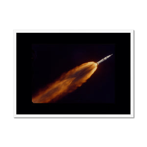 Apollo 7 photographed in flight by ALOTS (68-HC-641) Framed Print