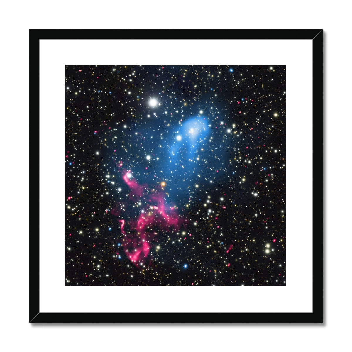 The Galaxy Collision Framed & Mounted Print